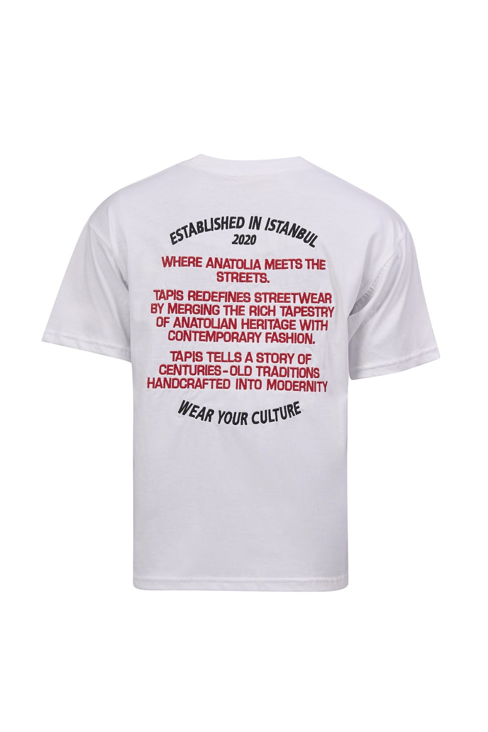 Tapis-Lands Of Tapis – Oversized White Istanbul Tshirt-T-Shirts-2-roqelvaxirum.shop