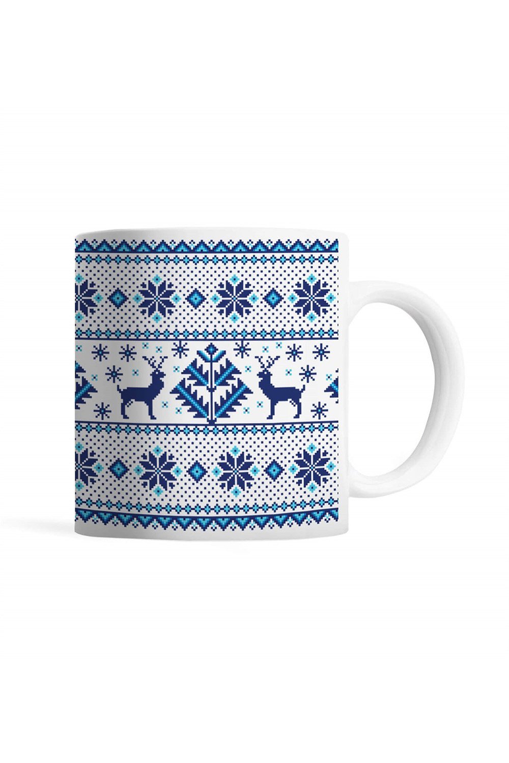 Tatlistan-Mavi Yılbaşı Desenli Kupa Bardak-Bardak-1-roqelvaxirum.shop