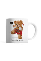 Tatlistan-Teddy Bear | Fight Like A Man - Kupa Bardak-Bardak-1-roqelvaxirum.shop
