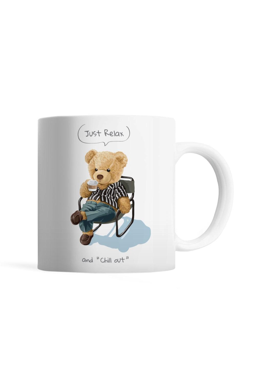 Tatlistan-Teddy Bear | Just Relax - Kupa Bardak-Bardak-1-roqelvaxirum.shop
