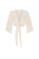 The Handloom-Bali Wrap Top Natural-Top-7-roqelvaxirum.shop