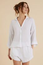The Handloom-Echo Boy Short White-Şort-5-roqelvaxirum.shop