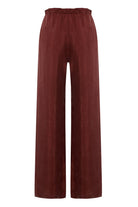 The Handloom-Lucid Flow Tie Pants Burgundy-Pantolon-7-roqelvaxirum.shop