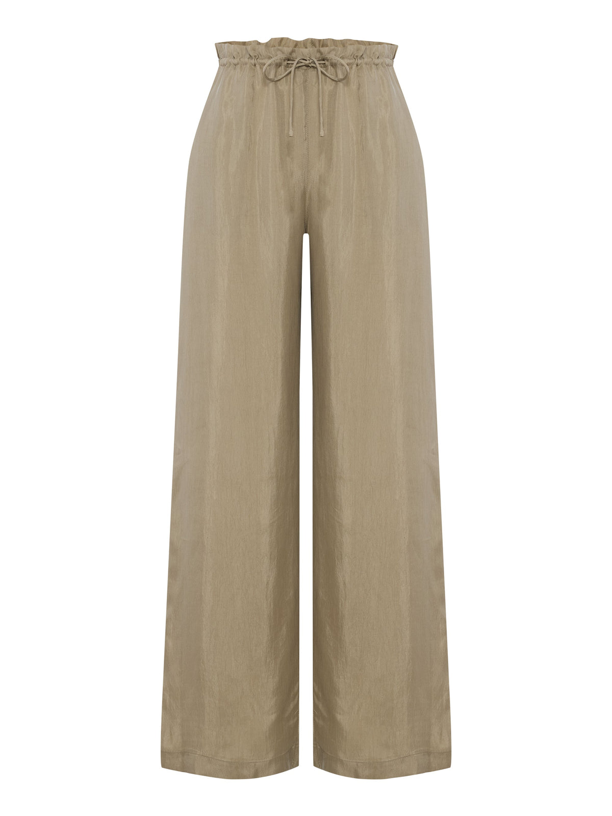 Lucid Flow Tie Pants - Khaki Green