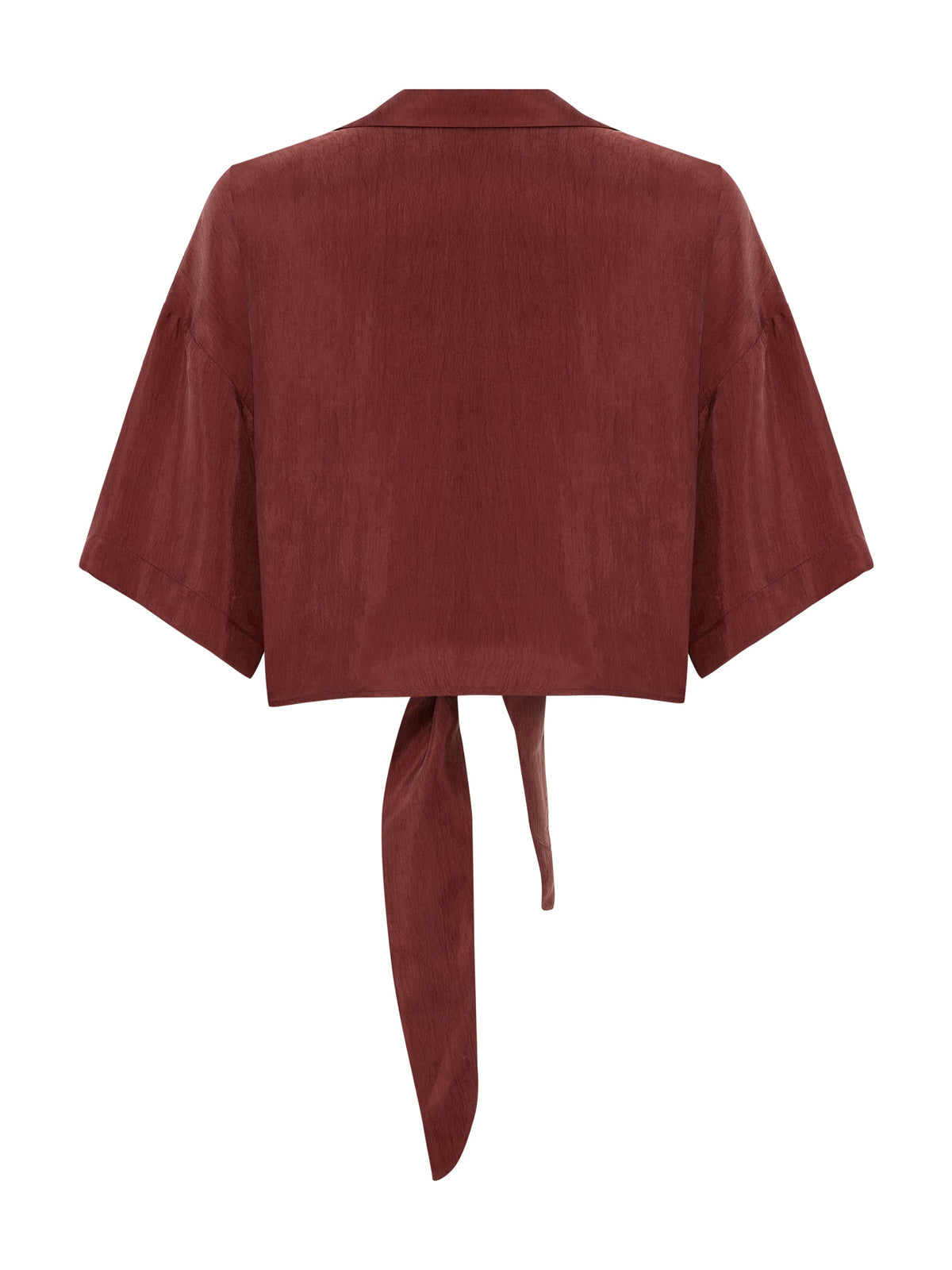 The Handloom-Lucid Tie Shirt Burgundy-Top-8-roqelvaxirum.shop