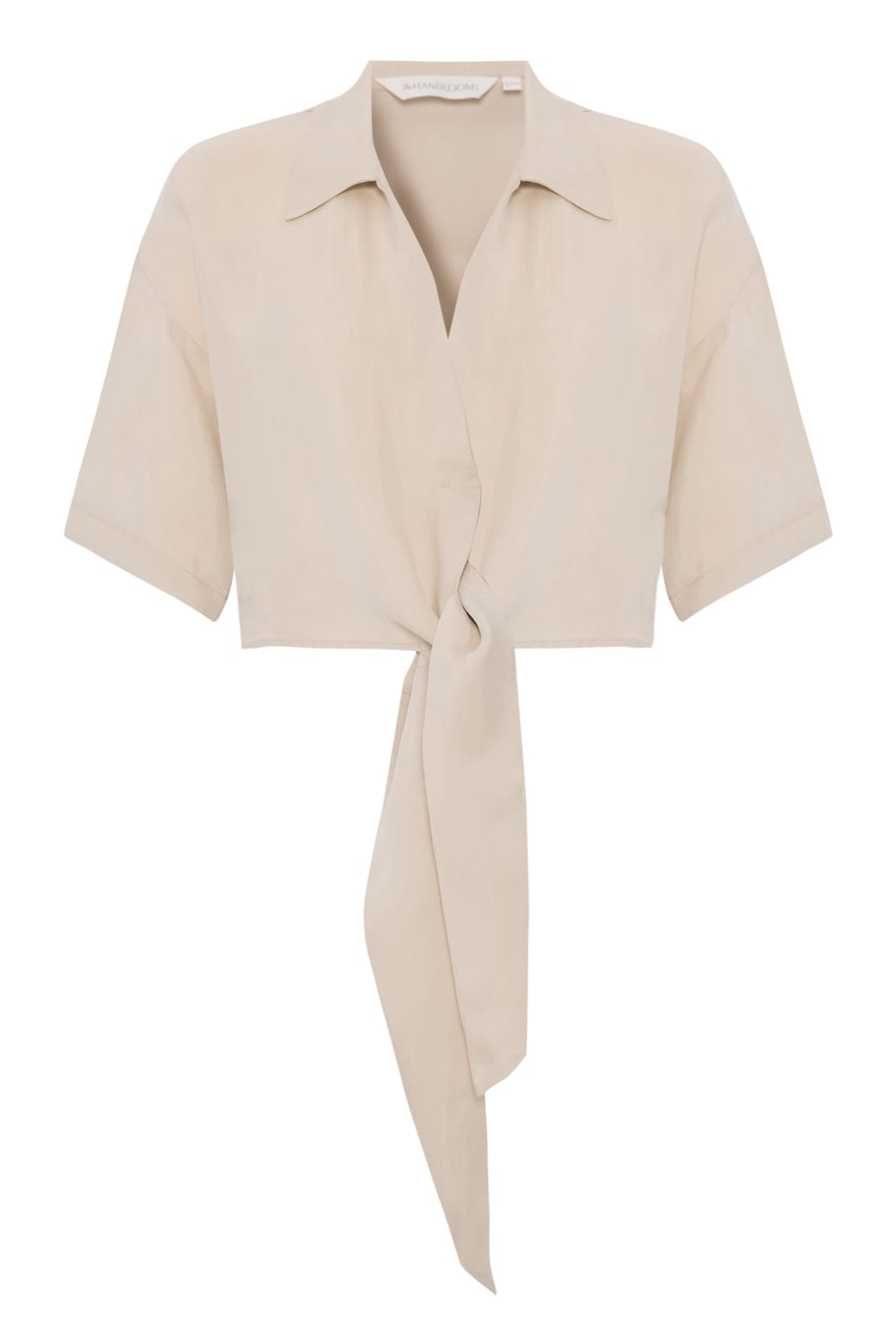 The Handloom-Lucid Tie Shirt Sand-Gömlek-8-roqelvaxirum.shop