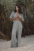 The Handloom-Mare Top Khaki Green-Top-2-roqelvaxirum.shop