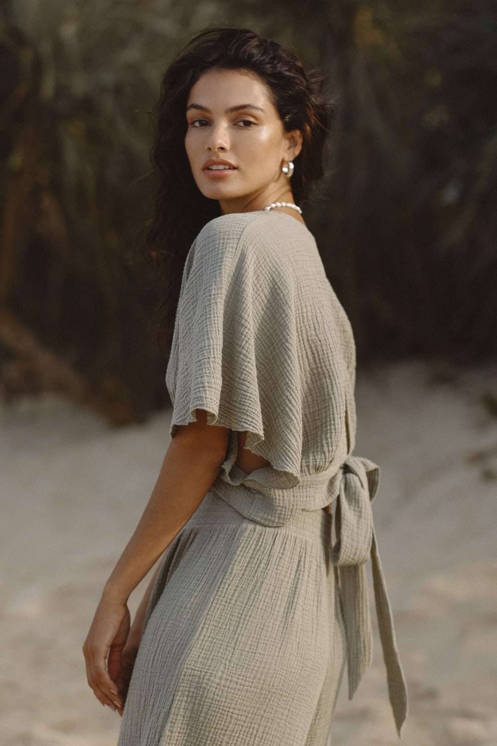 The Handloom-Mare Top Khaki Green-Top-4-roqelvaxirum.shop