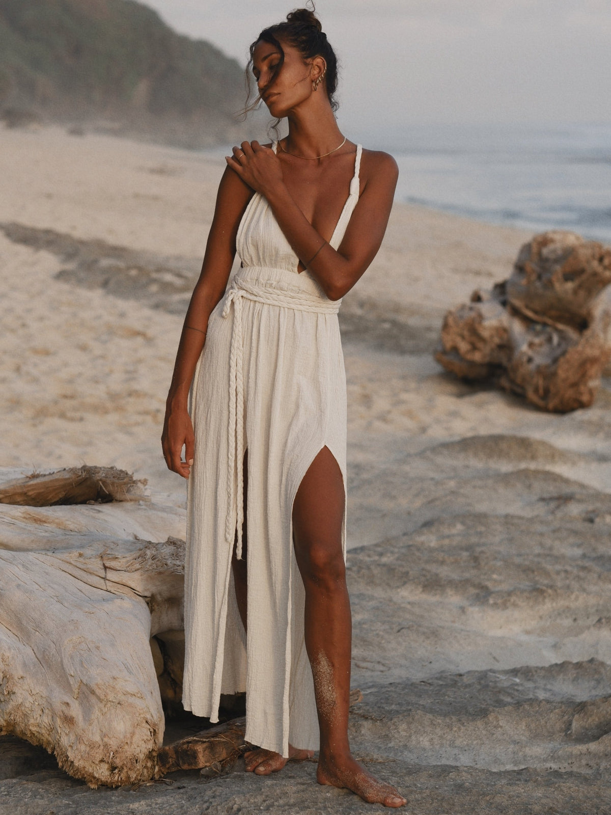 The Handloom-Muse Braided Straps Dress Natural-Elbise-11-roqelvaxirum.shop