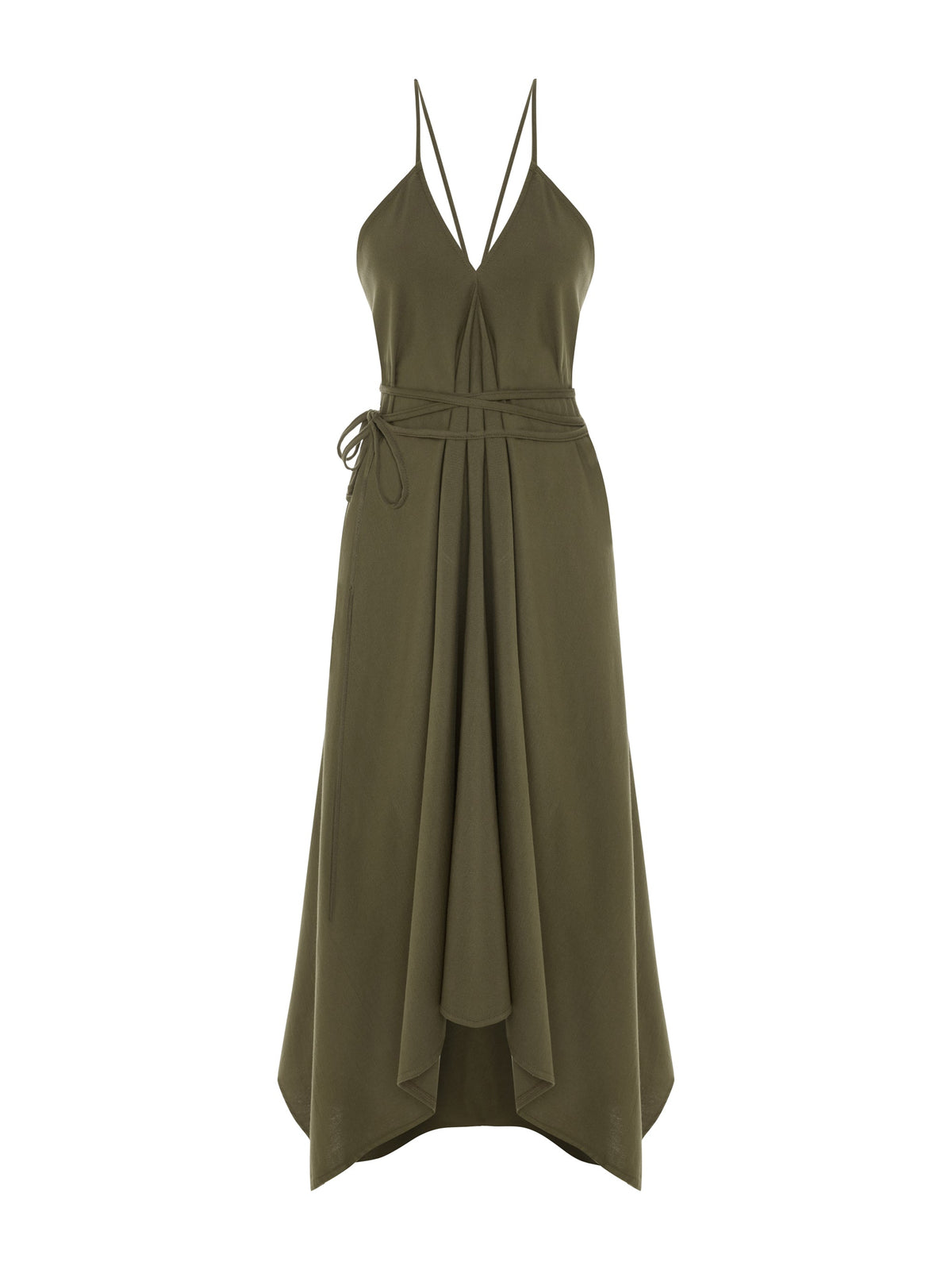 Sage Maxi Dress - Khaki Green