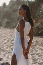 The Handloom-Siesta Dress White-Elbise-2-roqelvaxirum.shop