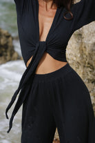The Handloom-Skye Palazzo Pants Black-Pantolon-5-roqelvaxirum.shop