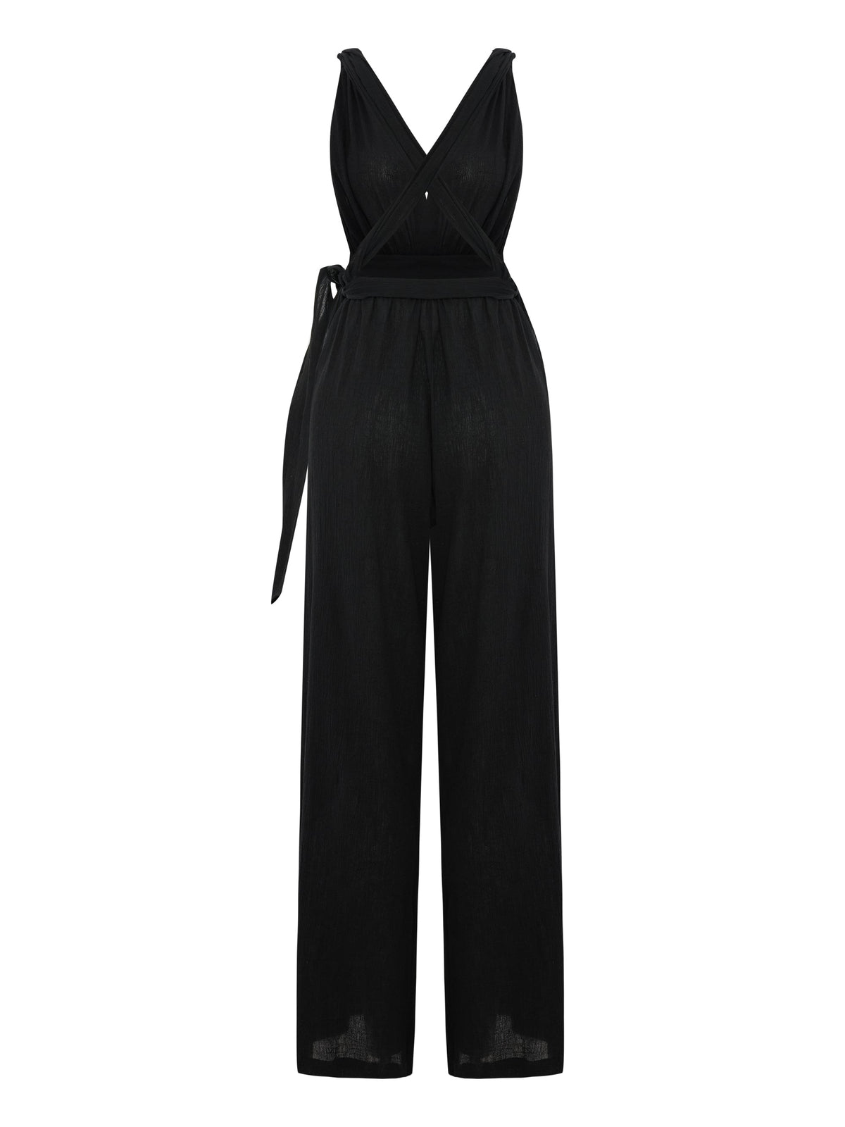 The Handloom-Wrap Your Way Jumpsuit Black-Tulum-10-roqelvaxirum.shop