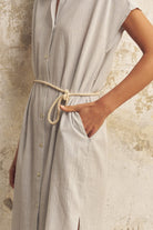 The Handloom-Zaya Shirt Dress Baby Blue-Elbise-6-roqelvaxirum.shop