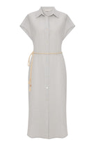 The Handloom-Zaya Shirt Dress Baby Blue-Elbise-7-roqelvaxirum.shop