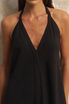 The Handloom-Zoe Maxi Dress Black-Elbise-8-roqelvaxirum.shop