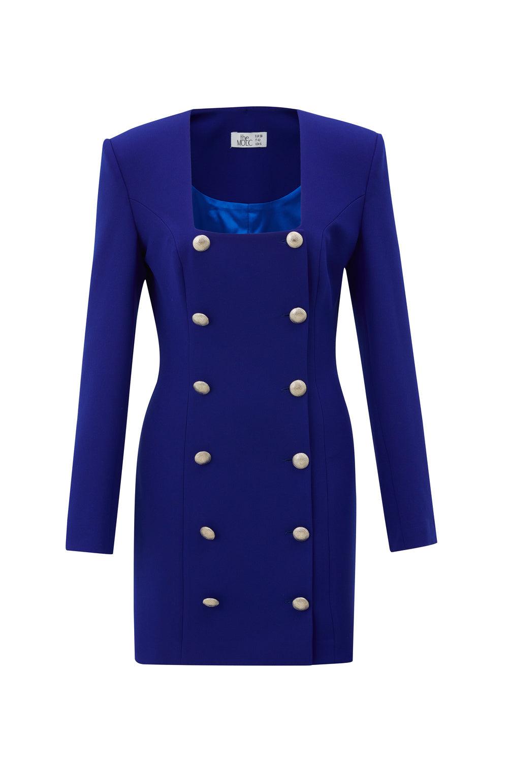 The Molc-Janet Elbise Gece Mavisi-Elbise-1-roqelvaxirum.shop