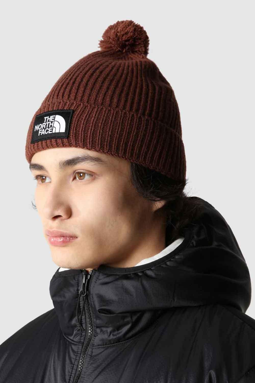 The North Face-TNF Logo Box Pom Beanie-Şapka-2-roqelvaxirum.shop