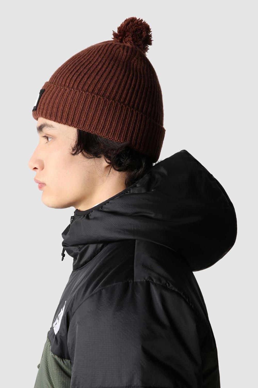 The North Face-TNF Logo Box Pom Beanie-Şapka-4-roqelvaxirum.shop