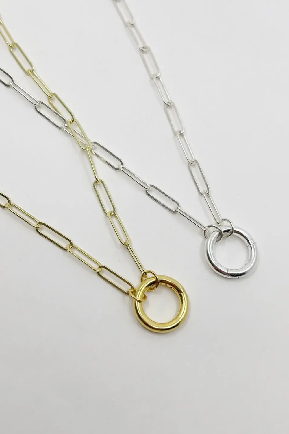 The Pheia-Halka Kilitli Link Zincir | 925 Ayar Gümüş-Kolye-2-roqelvaxirum.shop