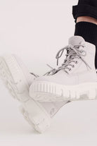 Timberland-Greyfield Mid Lace-Up Gri Kadın Bot-Bot-8-roqelvaxirum.shop