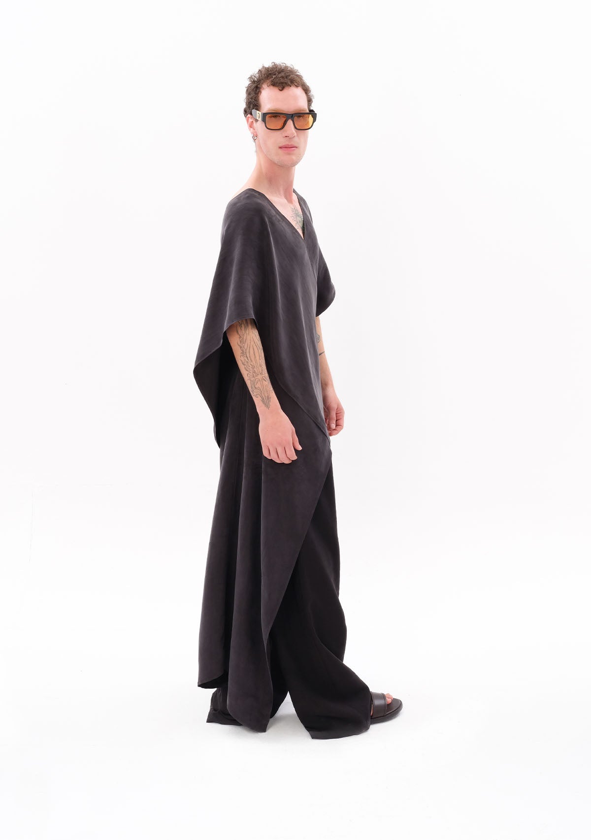 Tiny-Antrasit Luxe Tencel™ Elbise-Elbise-12-roqelvaxirum.shop