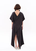 Tiny-Antrasit Luxe Tencel™ Elbise-Elbise-2-roqelvaxirum.shop