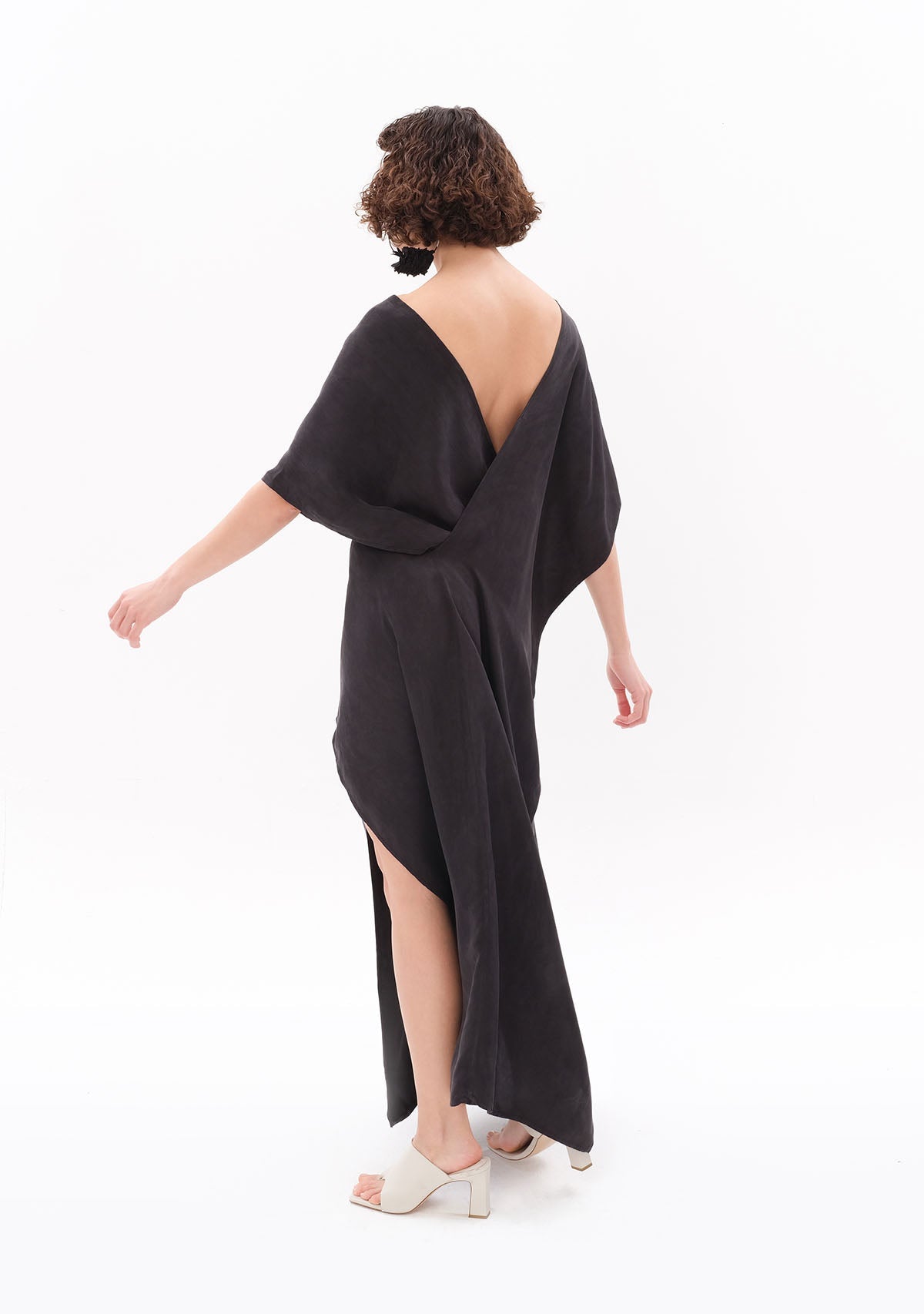 Tiny-Antrasit Luxe Tencel™ Elbise-Elbise-8-roqelvaxirum.shop