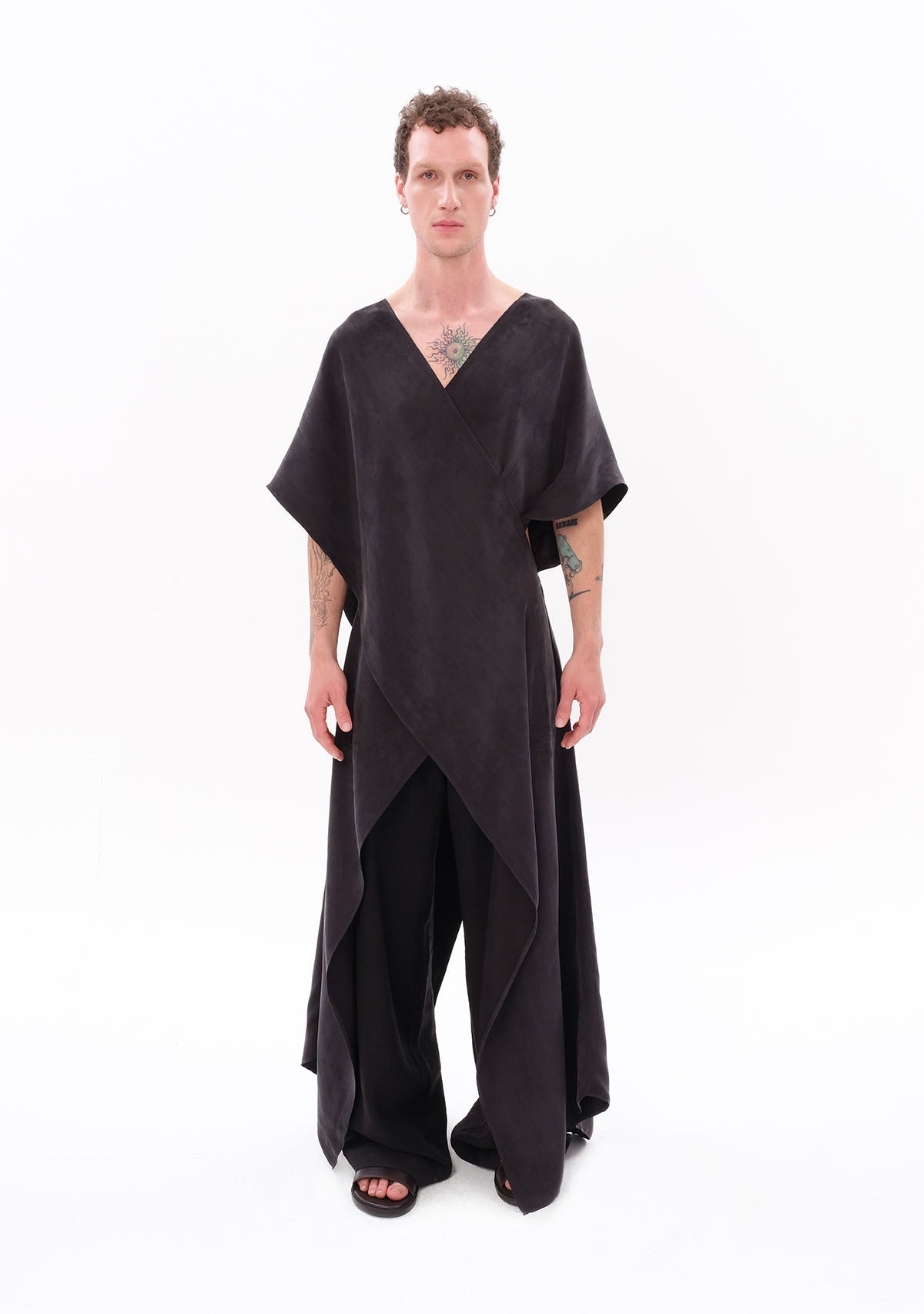 Tiny-Antrasit Luxe Tencel™ Elbise-Elbise-9-roqelvaxirum.shop