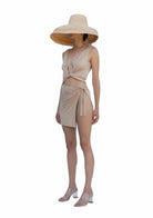 Tiny-Bağlamalı Sıfır Kol Nude Bluz-Bluz-4-roqelvaxirum.shop