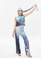 Tiny-Baskılı Transparan Mavi Pantolon-Pantolon-11-roqelvaxirum.shop