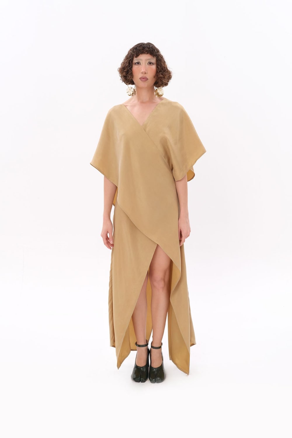 Tiny-Bej Luxe Tencel™ Elbise-Elbise-1-roqelvaxirum.shop