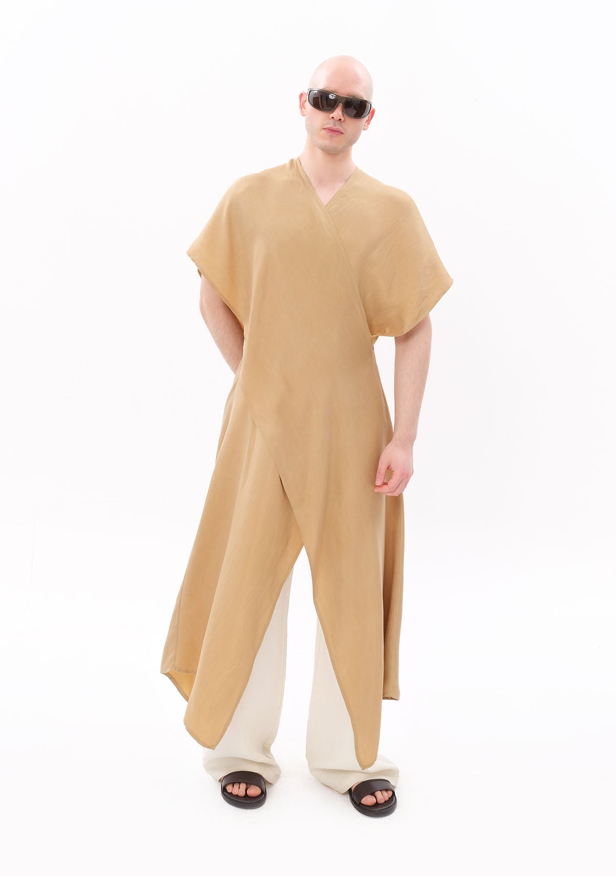 Tiny-Bej Luxe Tencel™ Elbise-Elbise-12-roqelvaxirum.shop