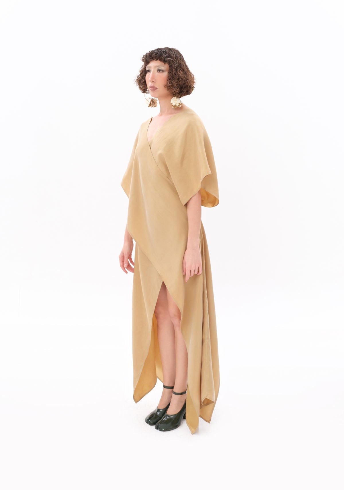 Tiny-Bej Luxe Tencel™ Elbise-Elbise-3-roqelvaxirum.shop