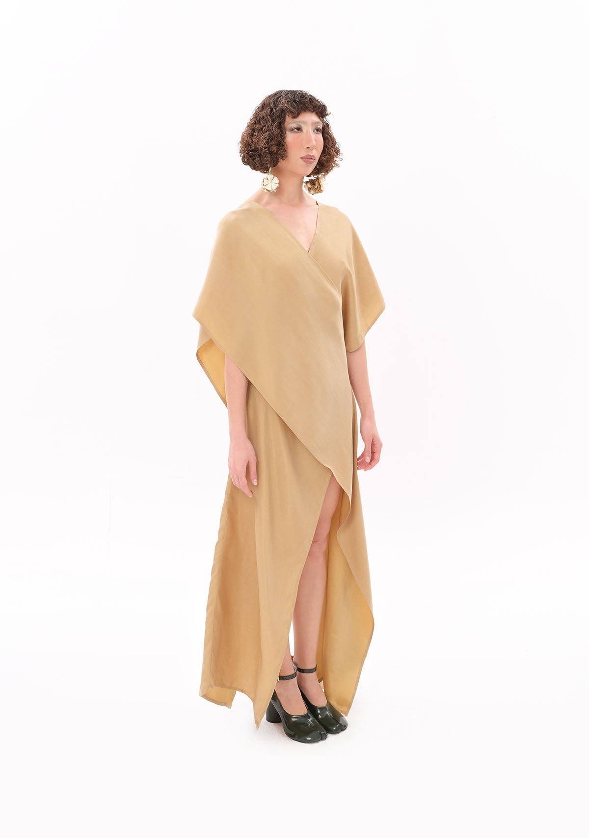 Tiny-Bej Luxe Tencel™ Elbise-Elbise-4-roqelvaxirum.shop