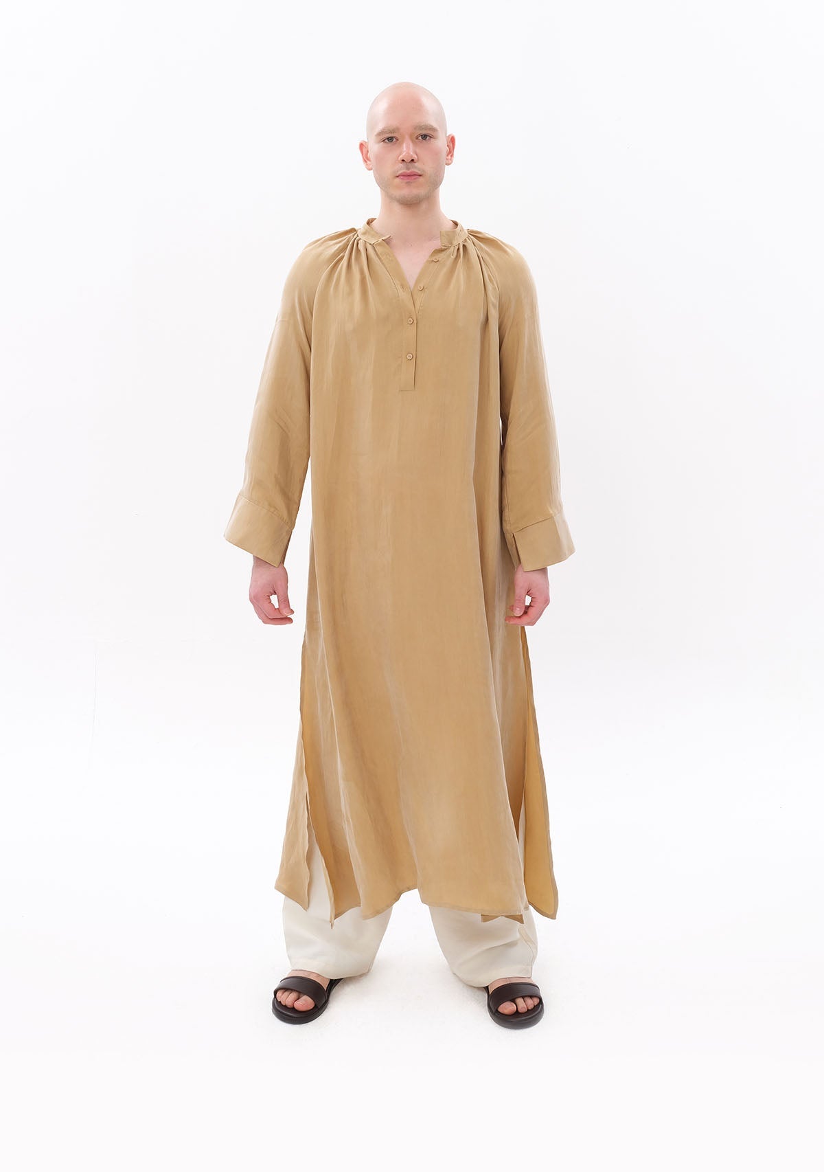 Tiny-Bej Luxe Tencel™ Reglan Kol Elbise-Elbise-10-roqelvaxirum.shop