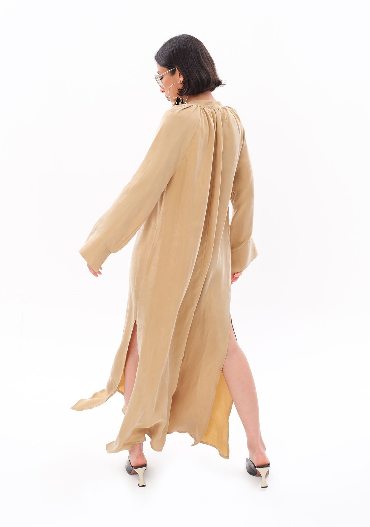 Tiny-Bej Luxe Tencel™ Reglan Kol Elbise-Elbise-4-roqelvaxirum.shop