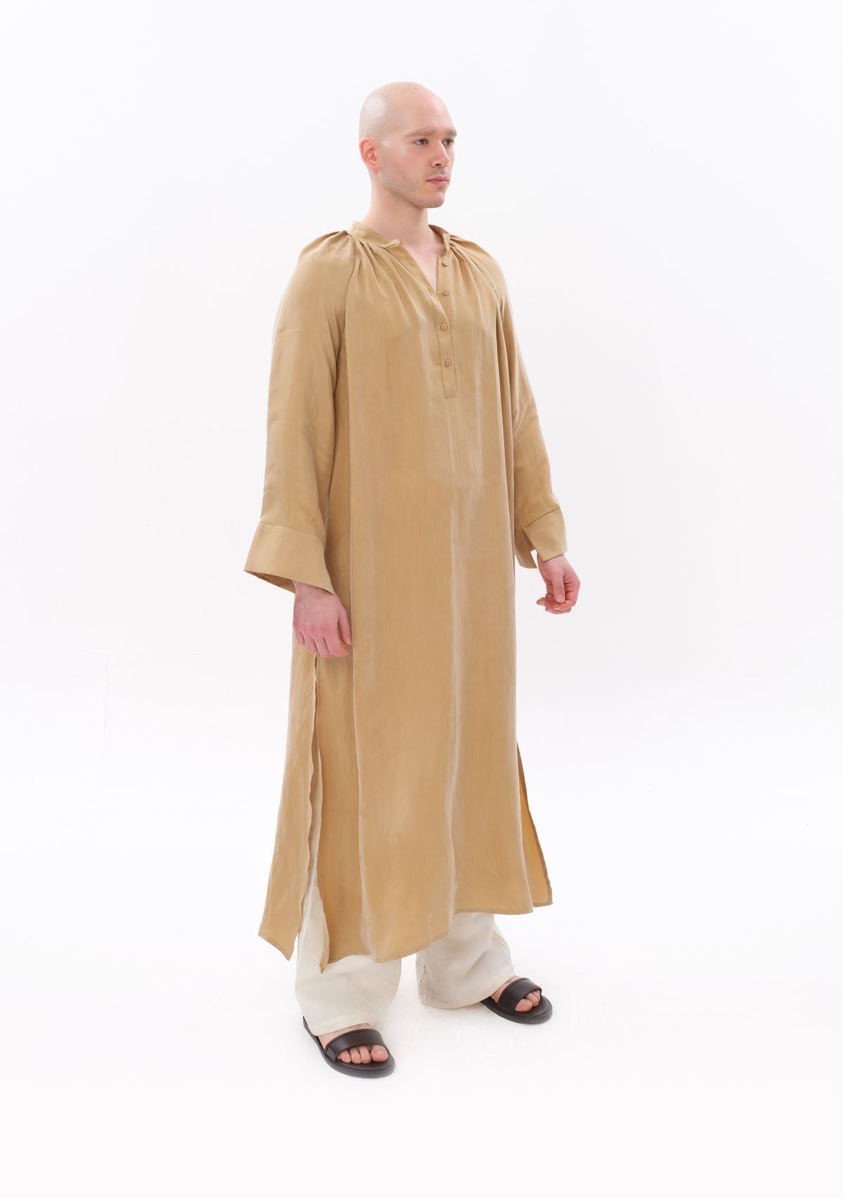Tiny-Bej Luxe Tencel™ Reglan Kol Elbise-Elbise-9-roqelvaxirum.shop