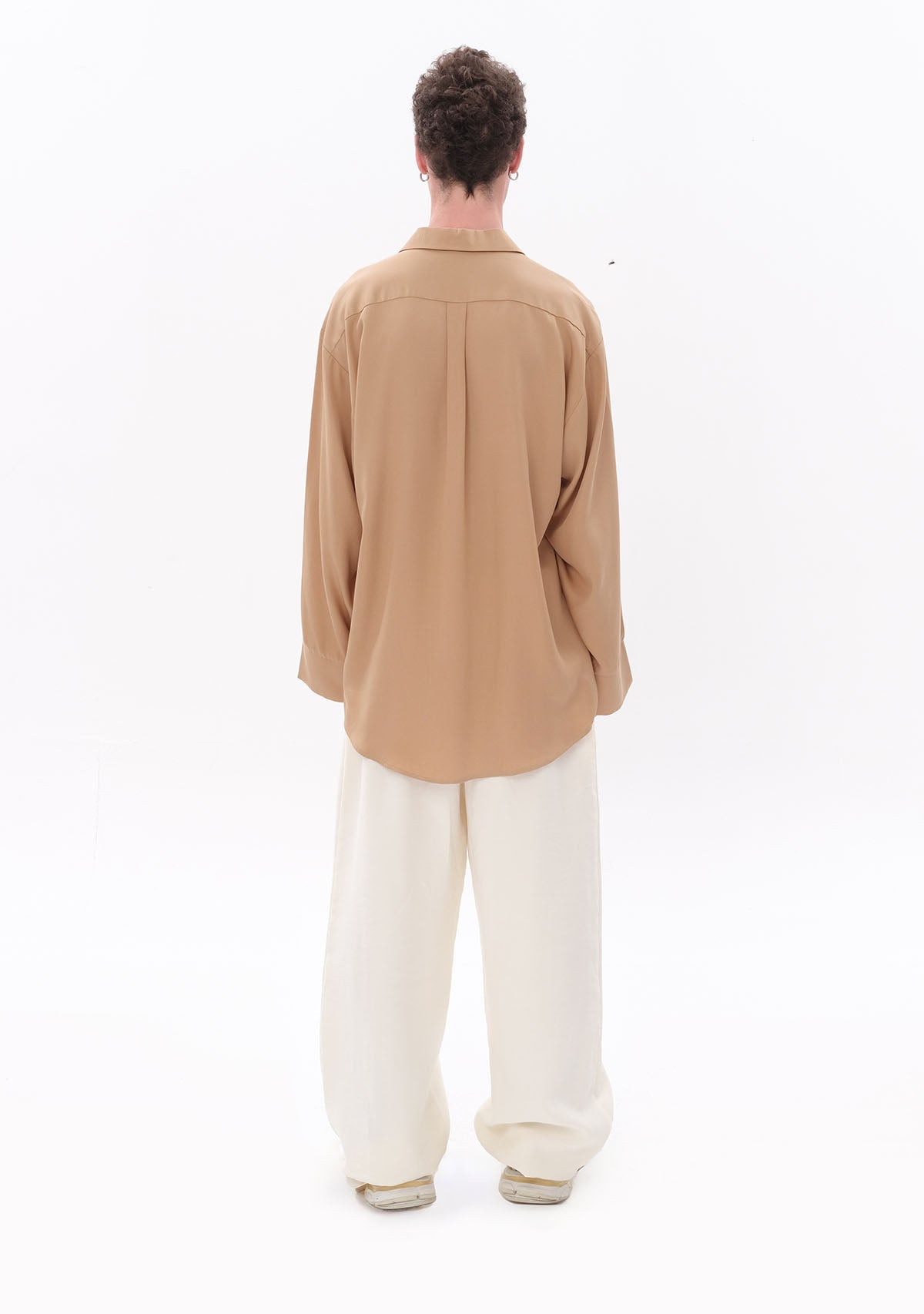 Tiny-Bej Tencel™ Oversize Gömlek-Gömlek-9-roqelvaxirum.shop