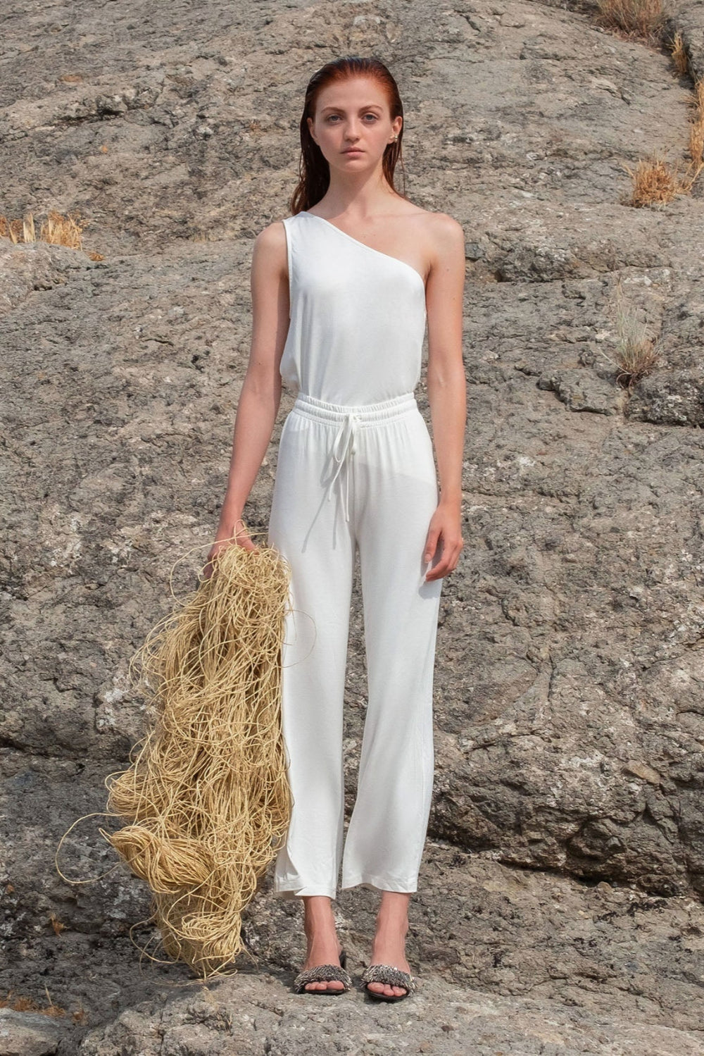 Tiny-Beyaz İnce Eşofman Altı-Eşofman-1-roqelvaxirum.shop