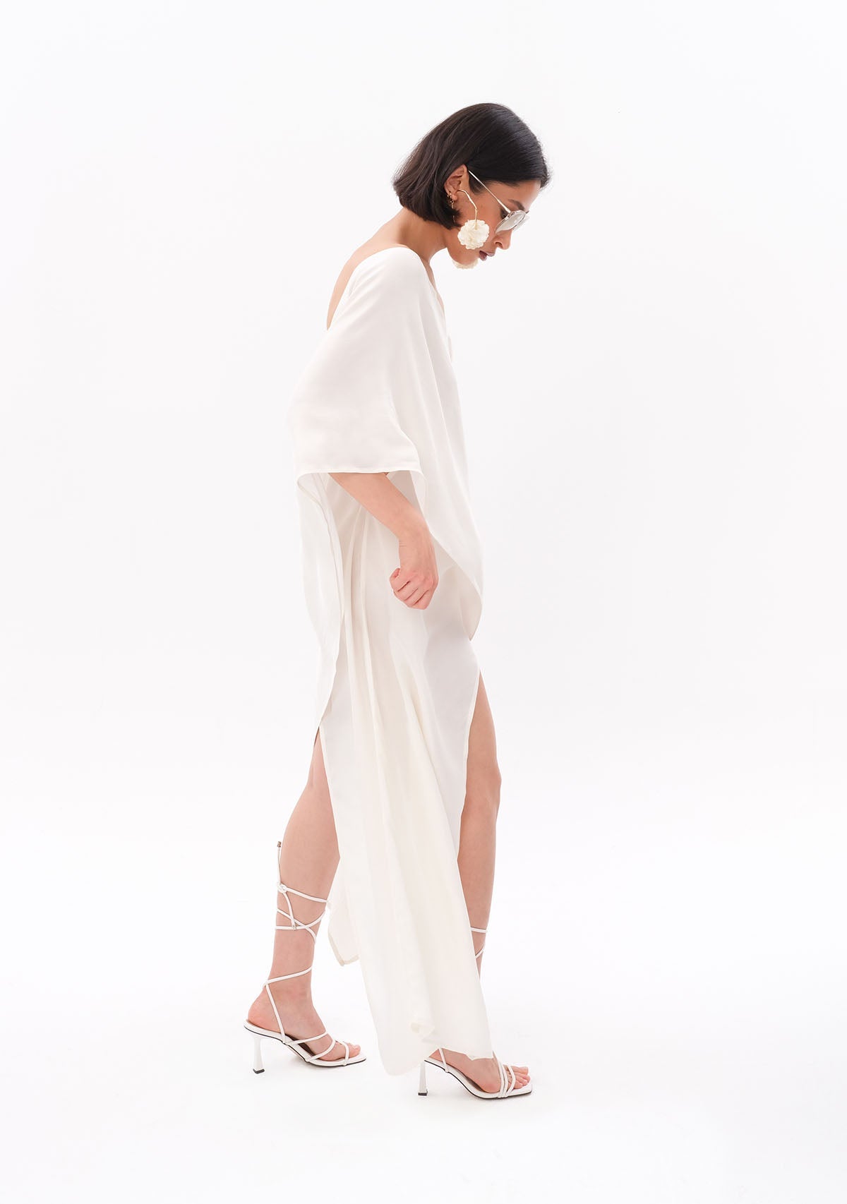 Tiny-Beyaz Luxe Tencel™ Elbise-Elbise-12-roqelvaxirum.shop