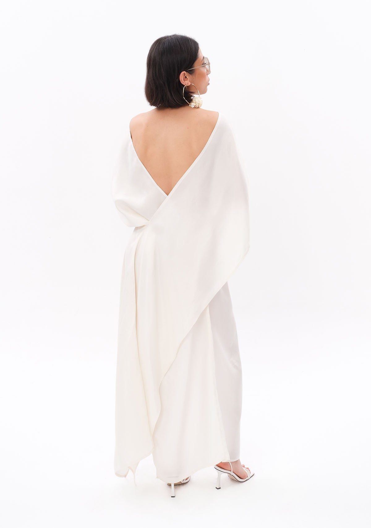 Tiny-Beyaz Luxe Tencel™ Elbise-Elbise-7-roqelvaxirum.shop