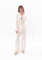 Tiny-Beyaz Tencel™ Bağlamalı Gömlek-Gömlek-4-roqelvaxirum.shop