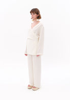 Tiny-Beyaz Tencel™ Bağlamalı Gömlek-Gömlek-6-roqelvaxirum.shop