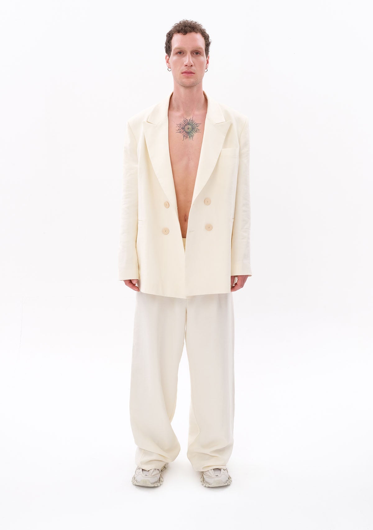 Tiny-Beyaz Tencel™ Blazer-Ceket-3-roqelvaxirum.shop