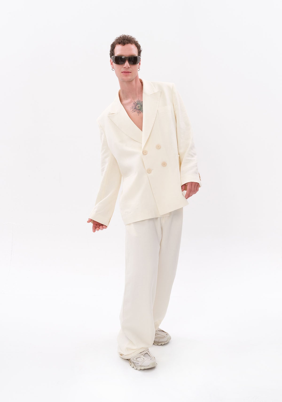 Tiny-Beyaz Tencel™ Blazer-Ceket-9-roqelvaxirum.shop