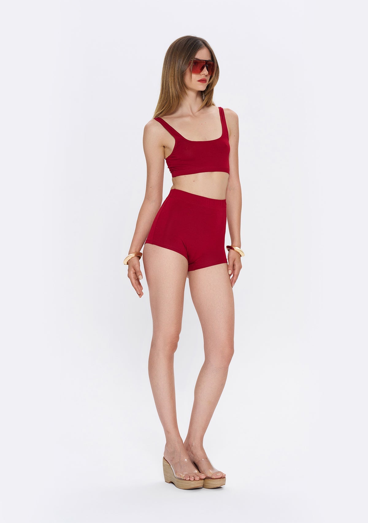 Tiny-Bordo Boxer Şort-Şort-5-roqelvaxirum.shop