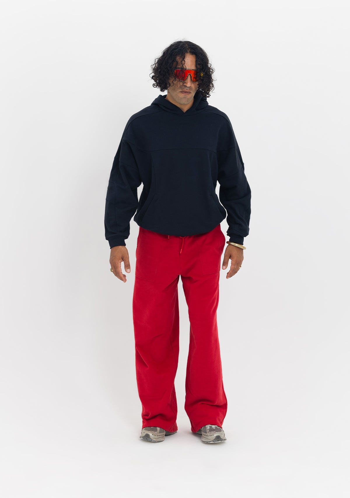 Tiny-Dikiş Detaylı Kapüşonlu Oversize Siyah Sweatshirt-Sweatshirts & Hoodies-2-roqelvaxirum.shop
