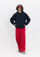 Tiny-Dikiş Detaylı Kapüşonlu Oversize Siyah Sweatshirt-Sweatshirts & Hoodies-6-roqelvaxirum.shop