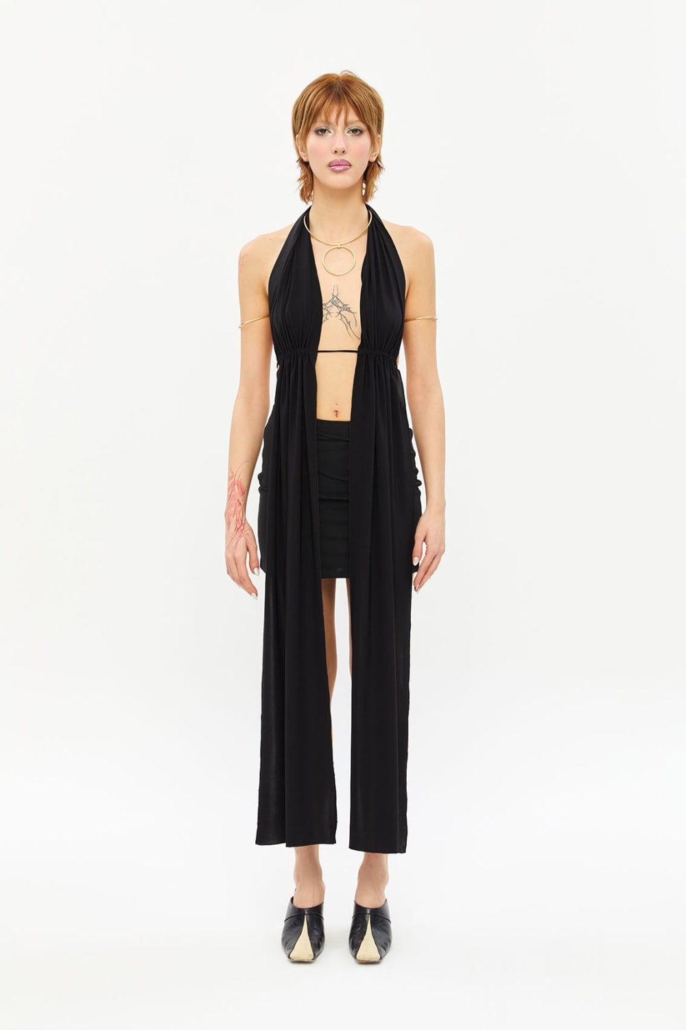 Tiny-Düz Kesim Mini Siyah Etek-Etek-1-roqelvaxirum.shop